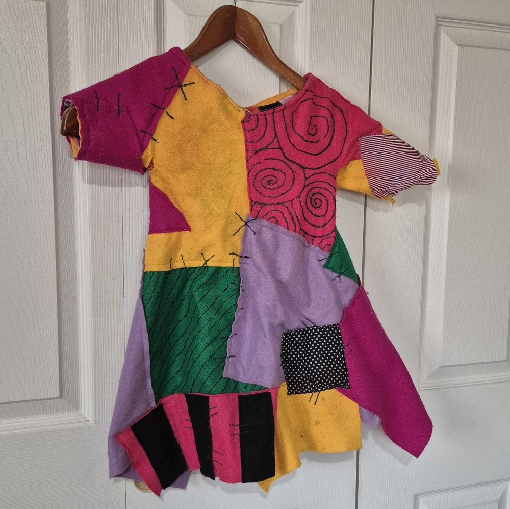 Girls Handmade Whimsical Patchwork Dress